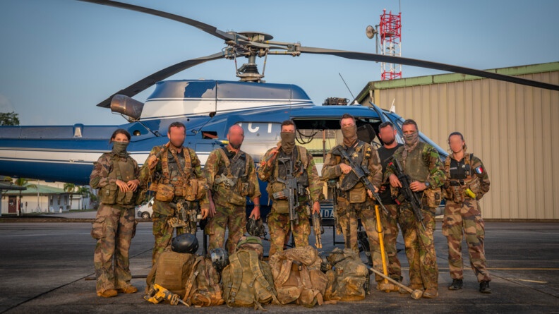 Militaires revenant de la mission Anaconda.