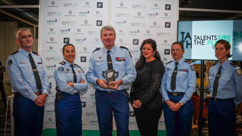 La gendarmerie a reçu le prix Talents for the planet.