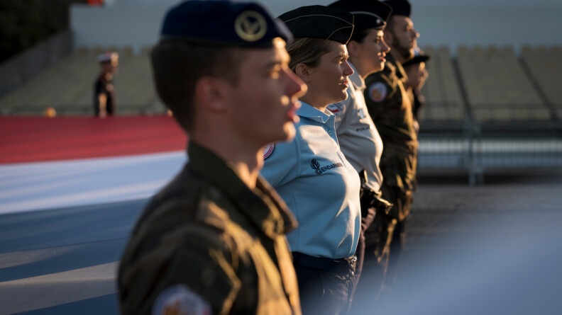 Les cinq composantes de la Garde nationale