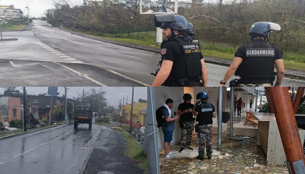 Gendarmes engagés à Mayotte.