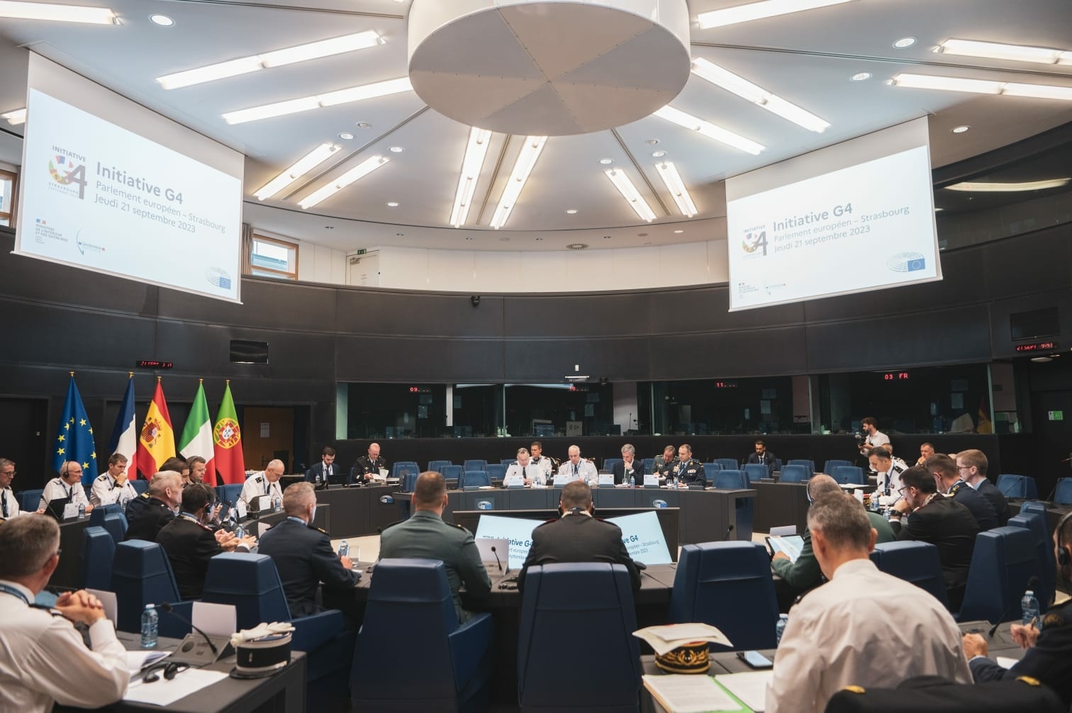 Cooperação internacional: a gendarmaria organiza a terceira cimeira da “Iniciativa G4” em Estrasburgo